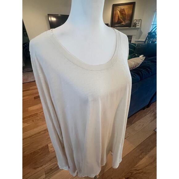 WONDERLY CREAM NWT LONG SLEEVE WOMENS TOP SIZE XL - Picture 7 of 7